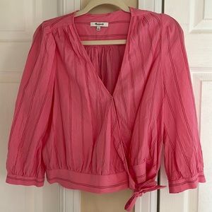 Pink Madewell shirt/ blouse